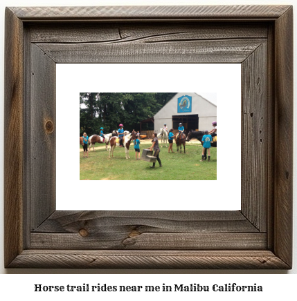 horse trail rides near me in Malibu, California